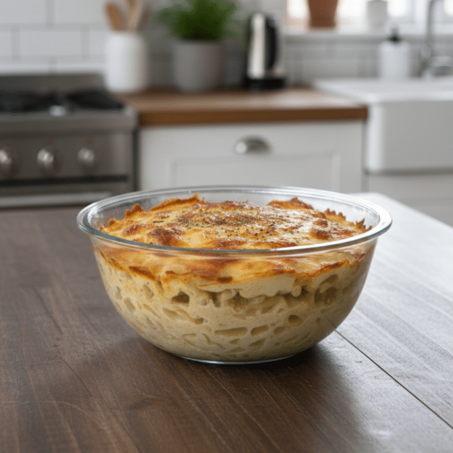 ⁦بولة زجاجية للفرن والخلط من بوركام، سعة 3000 سم مكعب (3 لتر) - مقاوم للحرارة، 26 سم - صنع في تركيا⁩ - الصورة ⁦2⁩