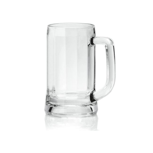 Ocean Munich Glass Mug 355 ml – Set of 6 Premium Thick-Base Drink Mugs with Handle Thailand Made - Image 2