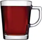 Tea Mug Set Carre 6 Cups 270 ml Clear Color Turkey Origin - Image 2