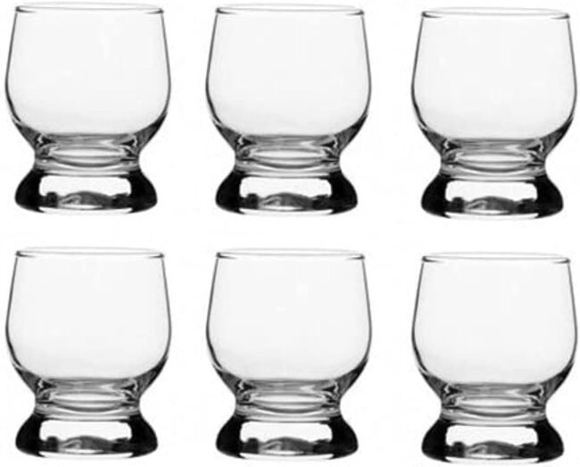 Pasabahce Aquatic Old Fashion Cups, 220ml -Set of 6