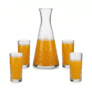Pasabahce Timeless Juice set ,Caraf Bottle 940ml +Timeless Long 4 Cups 295ml