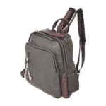 Leather Backpack For Women -Grey - Image 2