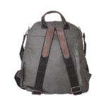 Leather Backpack For Women -Grey - Image 3
