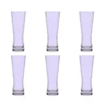 Pasabahce Cerveza Juice Cup-340ml Set of 6 Cups -Purple Color