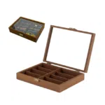 Sunglasses Organizer Wooden Storage Box 8 Slots Organizer and Display Case