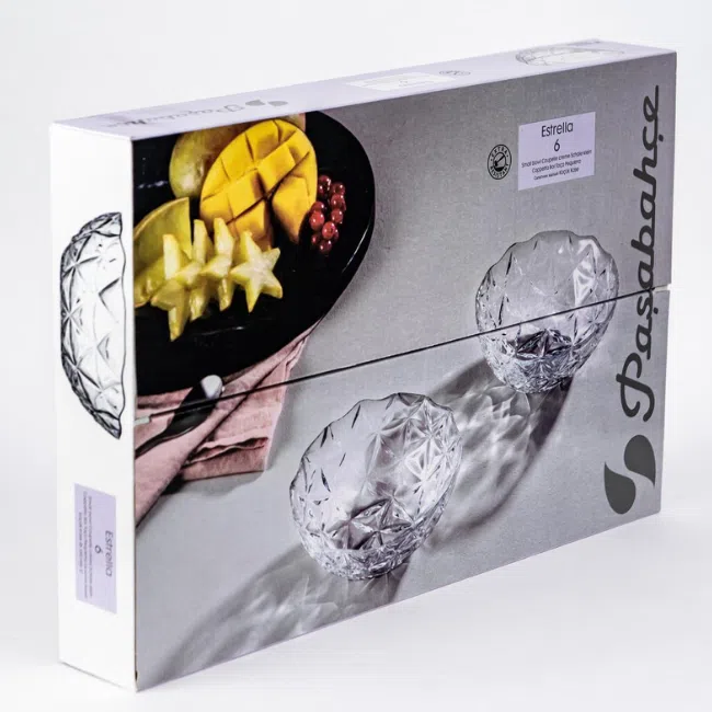 Pasabahce Estrella Small Bowl Set of 6Pcs -385ml -Turkey Made - Image 4