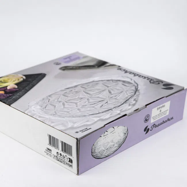 Pasabahce Dinner Glass Plate Estrella Set of 6Pcs -28cm- Turkey Made - Image 6