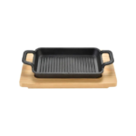 Skillet Striped Rectangle Cast Iron