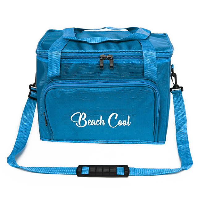 35 liter Thermal Lunch Bag Beach cool-Blue Color