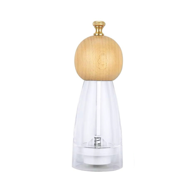 Glass Manual Pepper and salt Grinder