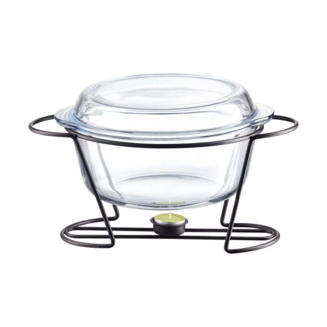 Round Glass Casserole