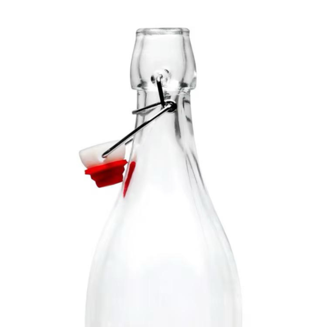 Water Glass Bottle with Stopper 1L