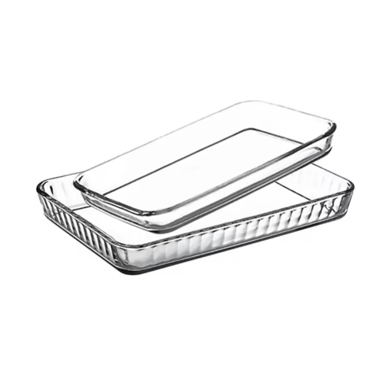 Rectangular Baking Oven Glass Tray