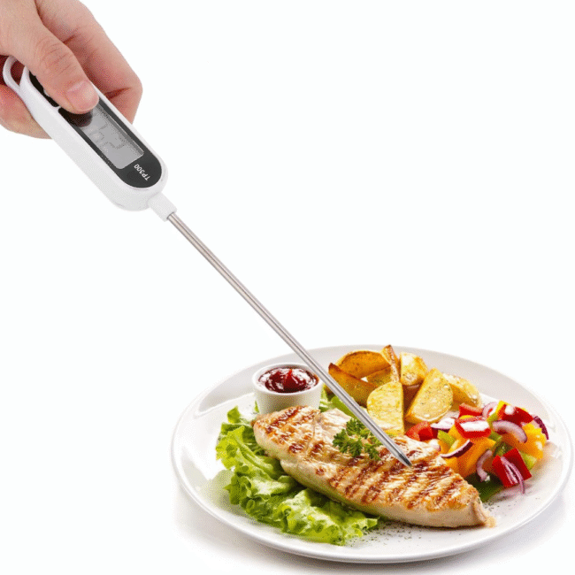⁦ترمومتر طعام إلكتروني لاختبار درجة حرارة السوائل والماء وحليب الأطفال⁩ - الصورة ⁦9⁩
