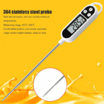 ⁦ترمومتر طعام إلكتروني لاختبار درجة حرارة السوائل والماء وحليب الأطفال⁩ - الصورة ⁦10⁩