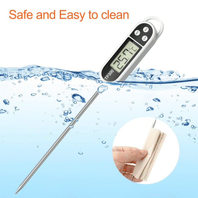 ⁦ترمومتر طعام إلكتروني لاختبار درجة حرارة السوائل والماء وحليب الأطفال⁩ - الصورة ⁦6⁩