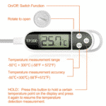 ⁦ترمومتر طعام إلكتروني لاختبار درجة حرارة السوائل والماء وحليب الأطفال⁩ - الصورة ⁦4⁩