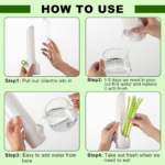 ⁦حافظ الأعشاب، حافظ الأعشاب للثلاجة للحفاظ على الخضراوات الطازجة والخضراء⁩ - الصورة ⁦7⁩