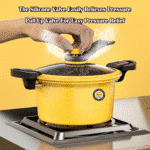 Micro Pressure Cooking Pot Non Stick 22CM-3.5L Yellow - Image 5