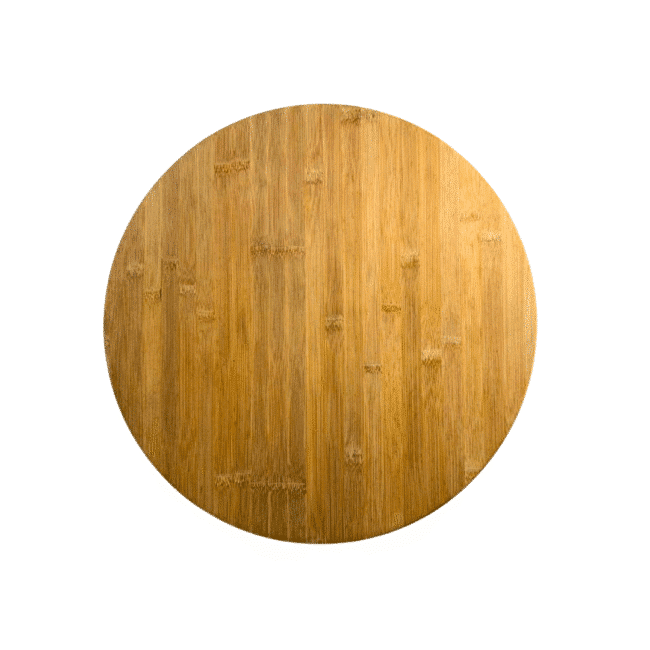 Rotating Serving Tray Large 45cm Bamboo Lazy Susan Turntable - Image 4