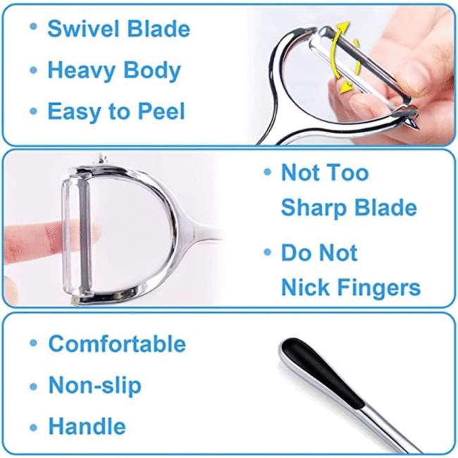 Stainless Steel Potato Peeler Premium Quality - Image 6