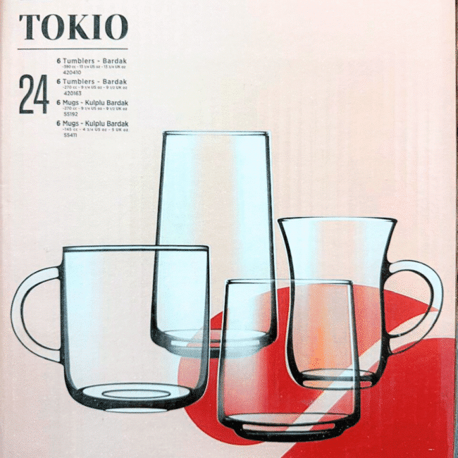Pasabahce Tokio 24Pcs Glass set - Image 6