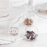 Pasabahce Candy and Treat Jar Three-Tiered Glass with Lid (22.2X9CM) Turkey Made - Image 4