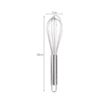 Stainless Steel Hand Egg Beater Whisk-30cm - Image 10