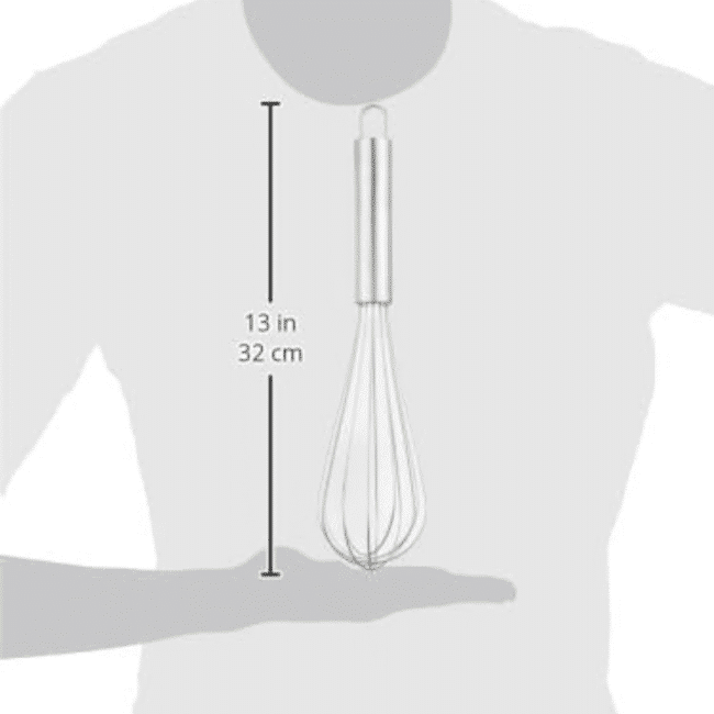 Stainless Steel Hand Egg Beater Whisk-30cm - Image 11