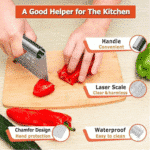 ⁦قطاعة عجين من الفولاذ المقاوم للصدأ لتحضير دقيق في المطبخ⁩ - الصورة ⁦2⁩