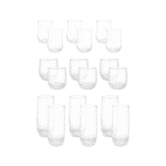 ⁦طقم أكواب زجاجية بوليرو من بشابشتي، 18 قطعة⁩ - الصورة ⁦2⁩