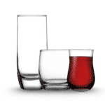 Glass Cup Set 18 Pieces