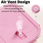 Borosilicate Glass Food Storage Containers Set with Lids (1040-640-370ml)-Heat and freeze resistant - Image 13