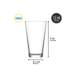 ⁦طقم أكواب عصير لاف هيرا 6 قطع (325 مل) - صنع في تركيا⁩ - الصورة ⁦3⁩