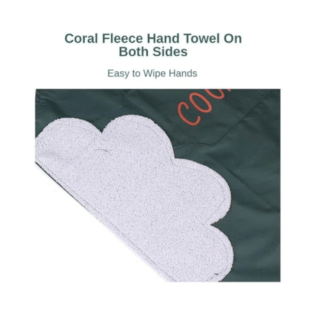 ⁦مريلة مطبخ مقاوم للماء مع جيب أمامي كبير⁩ - الصورة ⁦4⁩