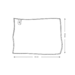 Mintra Microfiber Gym Towels 40 x 55 cm -Light Blue color - Image 3