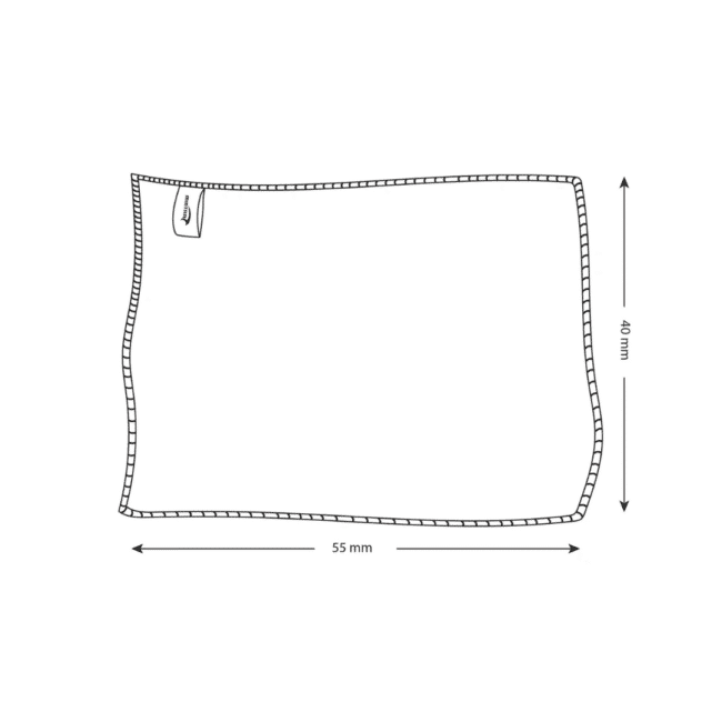 Mintra Microfiber Gym Towels 40 x 55 cm -Light Blue color - Image 3