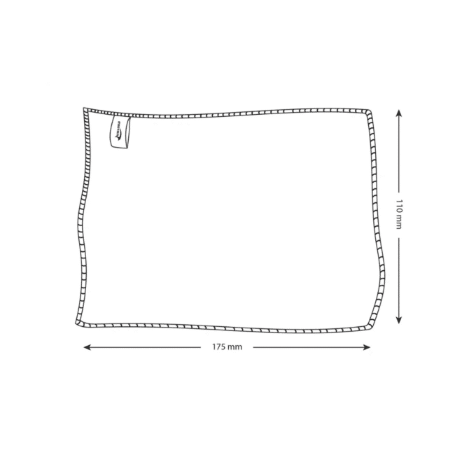 ⁦فوط سباحة مايكروفايبر من مينترا 110× 175 سم – لون بنفسجي⁩ - الصورة ⁦4⁩