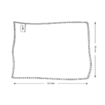 فوط سباحة مايكروفايبرمن مينترا 80 × 130سم - اخضر غامق - الصورة 3