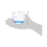 ⁦أكواب زجاجية أولد فاشون من بشابشتي - منقوش متعدد الألوان، 340 مل، مجموعة من 6 قطع⁩ - الصورة ⁦2⁩