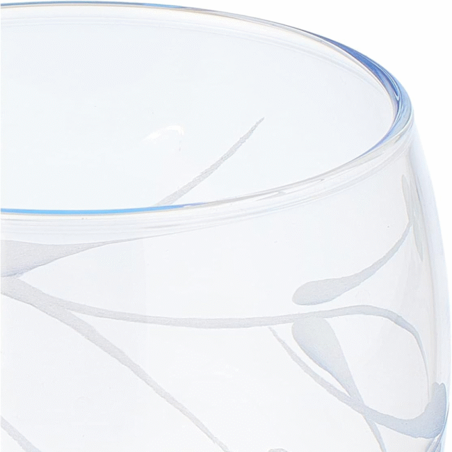 ⁦أكواب زجاجية أولد فاشون من بشابشتي - منقوش متعدد الألوان، 340 مل، مجموعة من 6 قطع⁩ - الصورة ⁦3⁩