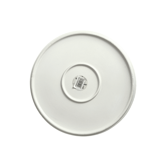 ⁦طقم أطباق عشاء من البورسلين الفاخر، مكون من 4 قطع، مقاس 25 سم، أطباق بيضاء متينة بحافة زرقاء⁩ - الصورة ⁦3⁩