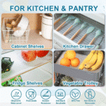 Shelf Drawer Liner Transparent Non-Adhesive Waterproof Mat, Non-Slip-(45 X 1000CM) - Image 3