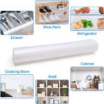 Shelf Drawer Liner Transparent Non-Adhesive Waterproof Mat, Non-Slip-(45 X 1000CM) - Image 10