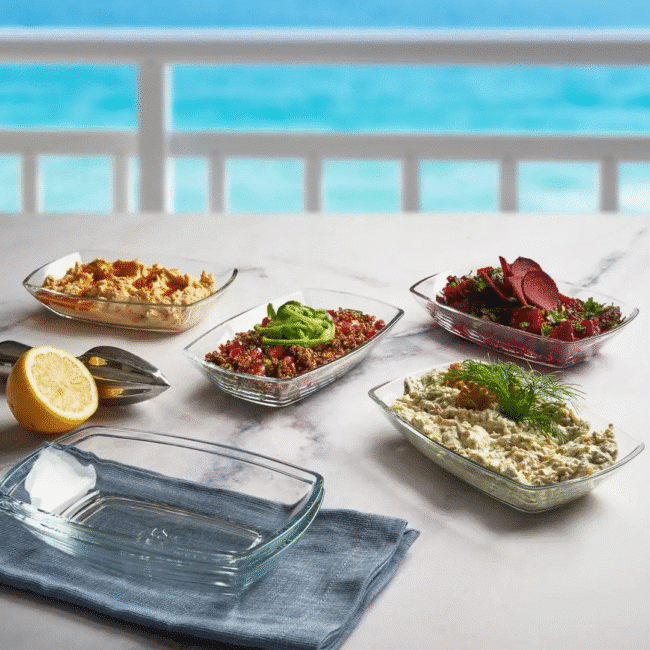 Pasabahce Tokio Small Sauce Plates set of 2Pcs -Turkey Made - Image 4