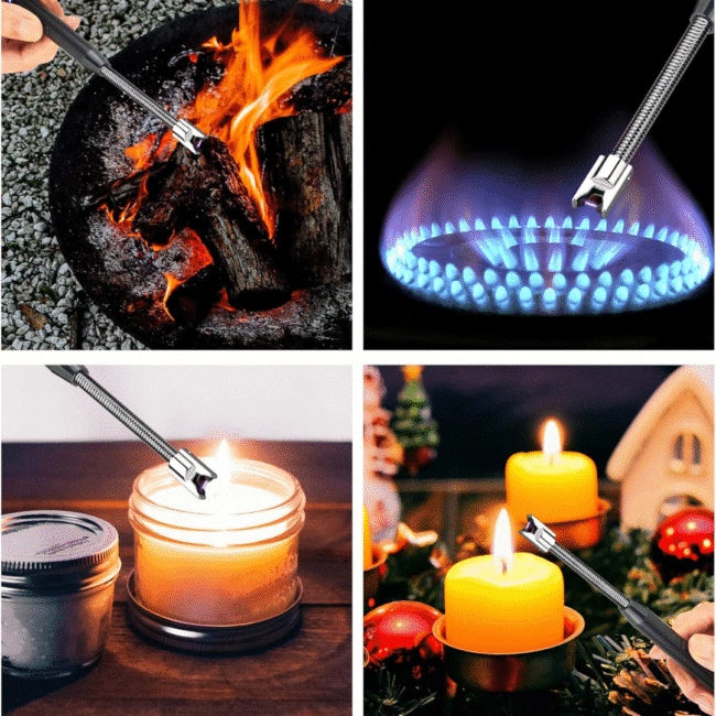 Electric Lighter With Micro-USB recharge -Black - Image 8