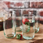 Pasabahce Iconic Glass Set of 4Pcs  (365ml) Green Color-Turkey Made - Image 3