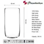 Pasabahce Iconic Glass Set of 4Pcs  (365ml) Green Color-Turkey Made - Image 4