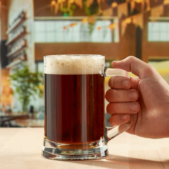 ⁦مج كبيربوب من بشابشتي سعة 500 مل، طقم من قطعتين - صنع في بلغاريا⁩ - الصورة ⁦4⁩