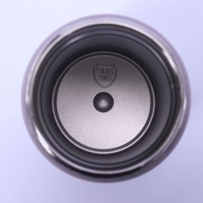 Premium Small Thermal Mug 300ml Stainless Steel- Navy Blue - Image 4